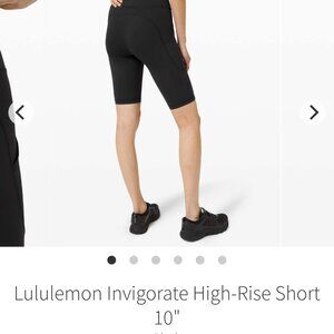 Lululemon Invigorate HR Everlux short 10"